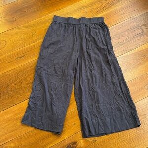 Anthropology Cotton Wide Leggings Joggers